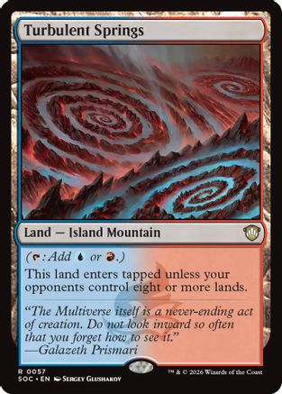 Turbulent Springs (SOC-057) [Commander: Secrets of Strixhaven]