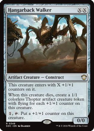 Hangarback Walker (SOC-348) [Commander: Secrets of Strixhaven]