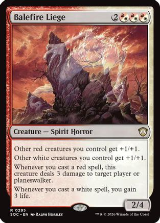 Balefire Liege (SOC-295) [Commander: Secrets of Strixhaven]