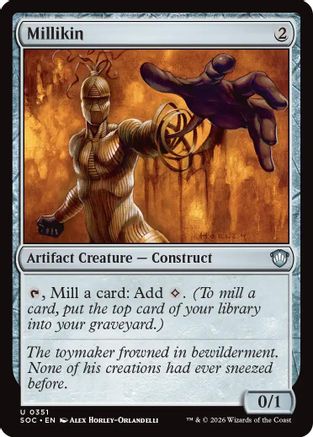 Millikin (SOC-351) [Commander: Secrets of Strixhaven]