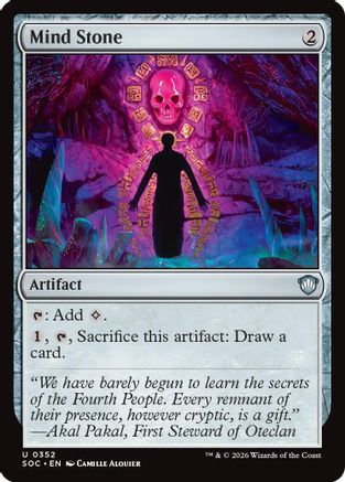 Mind Stone (SOC-352) [Commander: Secrets of Strixhaven]