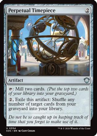 Perpetual Timepiece (SOC-354) [Commander: Secrets of Strixhaven]