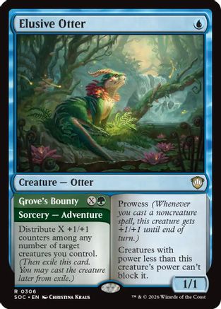 Elusive Otter (SOC-306) [Commander: Secrets of Strixhaven]