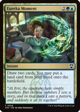 Eureka Moment (SOC-308) [Commander: Secrets of Strixhaven]