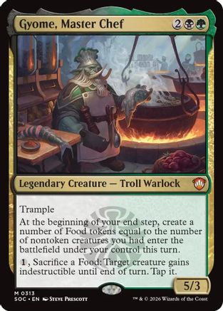 Gyome, Master Chef (SOC-313) [Commander: Secrets of Strixhaven]