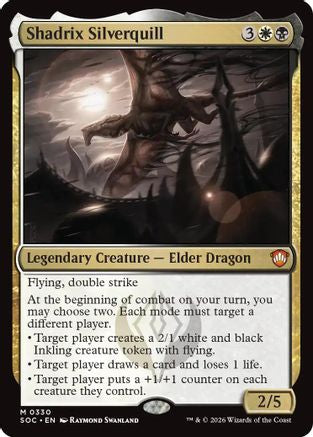 Shadrix Silverquill (SOC-330) [Commander: Secrets of Strixhaven]