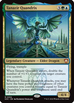 Tanazir Quandrix (SOC-332) [Commander: Secrets of Strixhaven]
