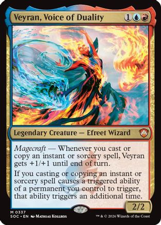 Veyran, Voice of Duality (SOC-337) [Commander: Secrets of Strixhaven]
