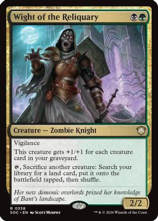 Wight of the Reliquary (SOC-338) [Commander: Secrets of Strixhaven]
