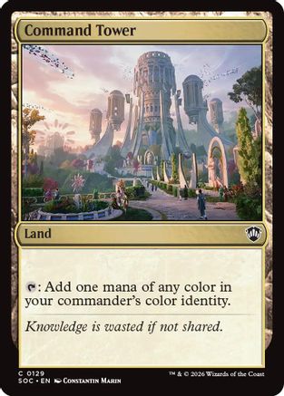 Command Tower (SOC-129) [Commander: Secrets of Strixhaven]