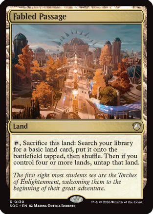 Fabled Passage (SOC-130) [Commander: Secrets of Strixhaven]