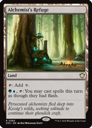 Alchemist's Refuge (SOC-360) [Commander: Secrets of Strixhaven]