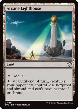 Arcane Lighthouse (SOC-361) [Commander: Secrets of Strixhaven]