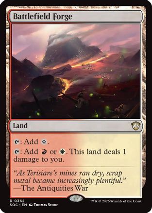 Battlefield Forge (SOC-362) [Commander: Secrets of Strixhaven]