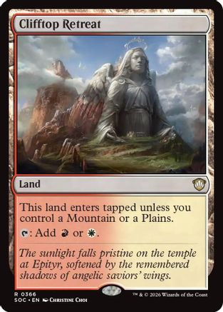Clifftop Retreat (SOC-366) [Commander: Secrets of Strixhaven]