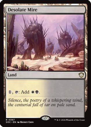 Desolate Mire (SOC-367) [Commander: Secrets of Strixhaven]