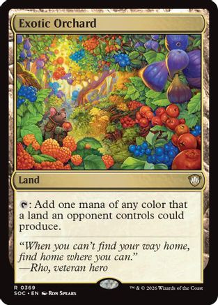 Exotic Orchard (SOC-369) [Commander: Secrets of Strixhaven]