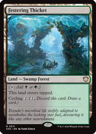 Festering Thicket (SOC-371) [Commander: Secrets of Strixhaven]