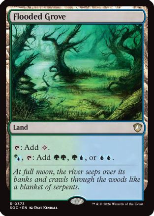 Flooded Grove (SOC-373) [Commander: Secrets of Strixhaven]