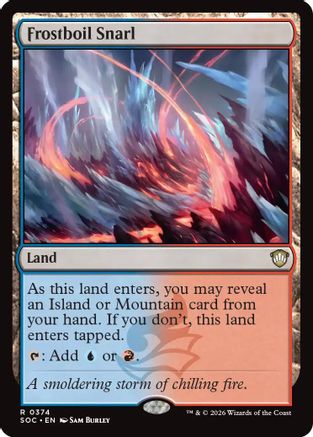 Frostboil Snarl (SOC-374) [Commander: Secrets of Strixhaven]