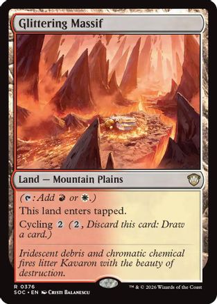 Glittering Massif (SOC-376) [Commander: Secrets of Strixhaven]