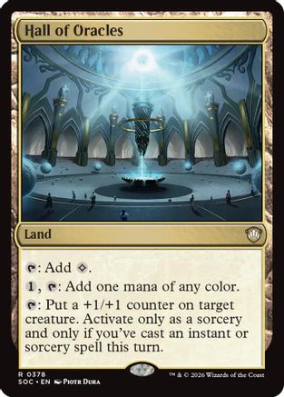 Hall of Oracles (SOC-378) [Commander: Secrets of Strixhaven]