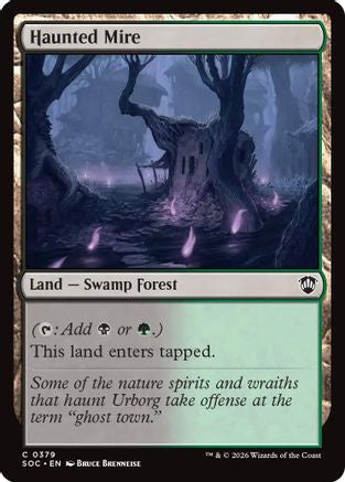 Haunted Mire (SOC-379) [Commander: Secrets of Strixhaven]