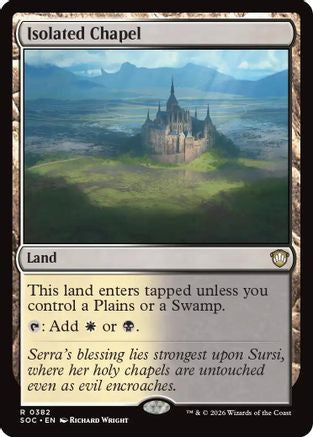 Isolated Chapel (SOC-382) [Commander: Secrets of Strixhaven]