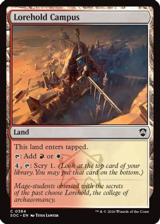 Lorehold Campus (SOC-384) [Commander: Secrets of Strixhaven]