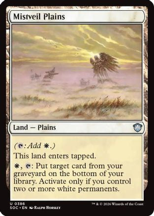 Mistveil Plains (SOC-386) [Commander: Secrets of Strixhaven]