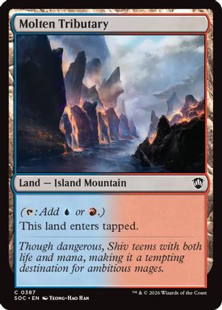 Molten Tributary (SOC-387) [Commander: Secrets of Strixhaven]