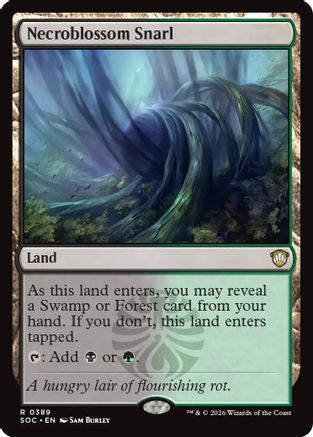 Necroblossom Snarl (SOC-389) [Commander: Secrets of Strixhaven]