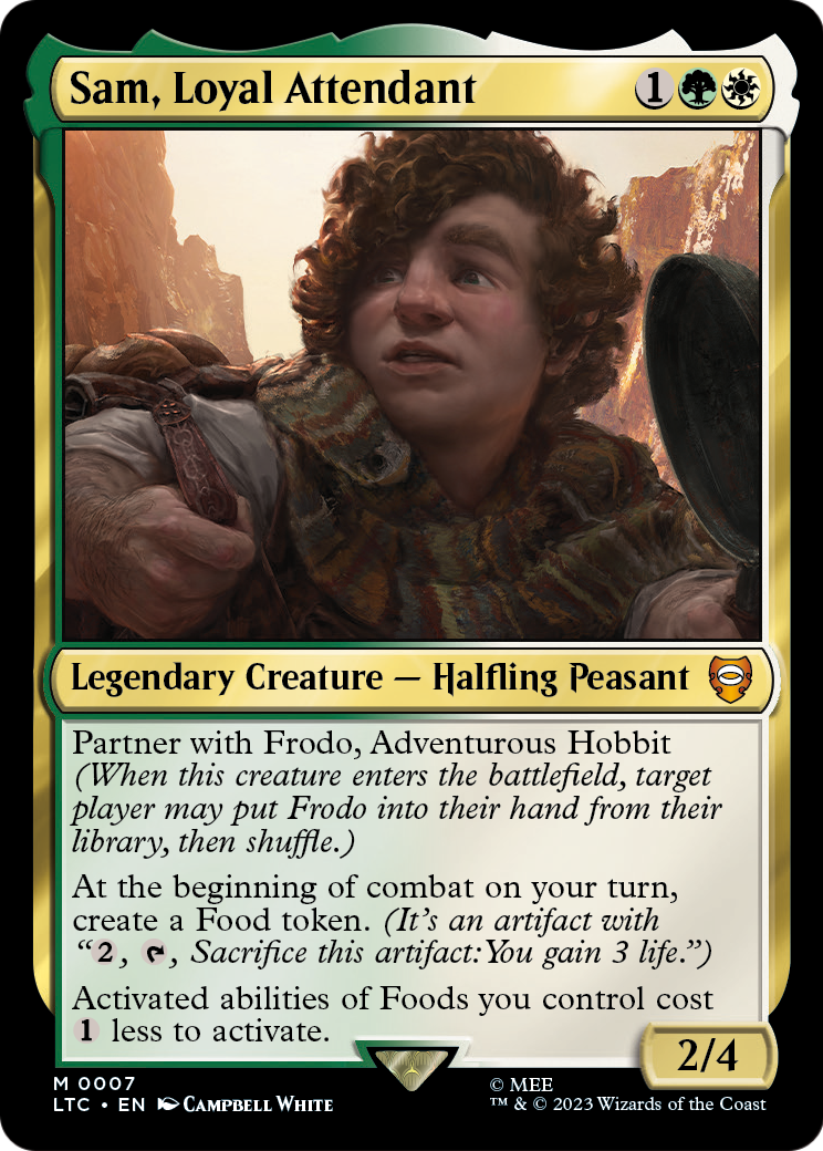 Sam, Loyal Attendant (LTC-007) [Tales of Middle-earth Commander] Foil