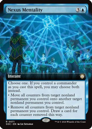 Nexus Mentality (Extended Art) (SOC-071) [Commander: Secrets of Strixhaven]