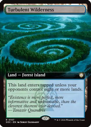 Turbulent Wilderness (Extended Art) (SOC-107) [Commander: Secrets of Strixhaven]