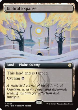 Umbral Expanse (Extended Art) (SOC-108) [Commander: Secrets of Strixhaven]