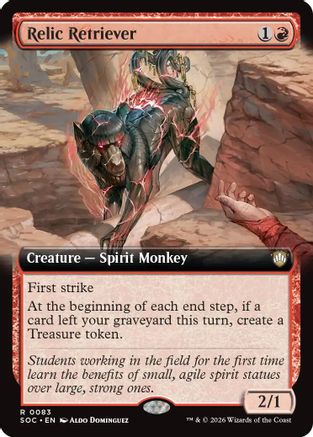 Relic Retriever (Extended Art) (SOC-083) [Commander: Secrets of Strixhaven]