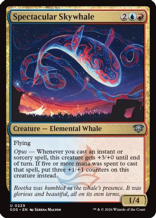 Spectacular Skywhale (SOS-229) [Secrets of Strixhaven]