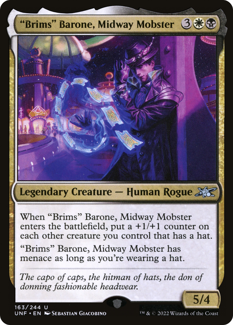 "Brims" Barone, Midway Mobster (UNF-163) [Unfinity]