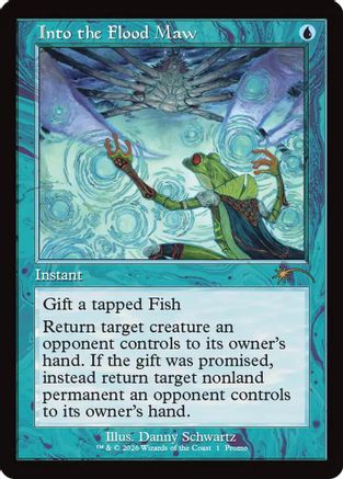 Into the Flood Maw (Retro Frame) (WPN-001) [WPN & Gateway Promos] Foil