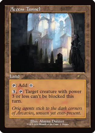 Access Tunnel (Retro Frame) (WPN-002) [WPN & Gateway Promos] Foil