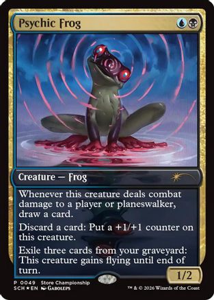 Psychic Frog (GAME-049) [Game Day & Store Championship Promos] Foil