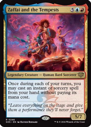 Zaffai and the Tempests (SOS-246) [Secrets of Strixhaven] Foil