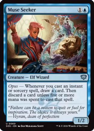 Muse Seeker (SOS-060) [Secrets of Strixhaven] Foil