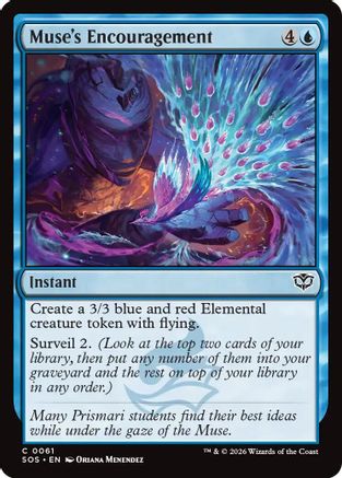 Muse's Encouragement (SOS-061) [Secrets of Strixhaven]
