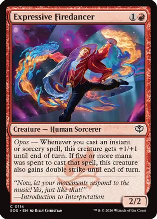 Expressive Firedancer (SOS-114) [Secrets of Strixhaven]