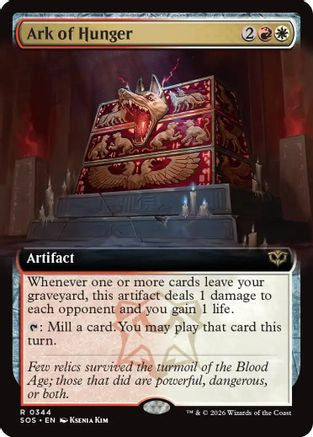 Ark of Hunger (Extended Art) (SOS-344) [Secrets of Strixhaven] Foil