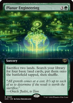 Planar Engineering (Extended Art) (SOS-340) [Secrets of Strixhaven]