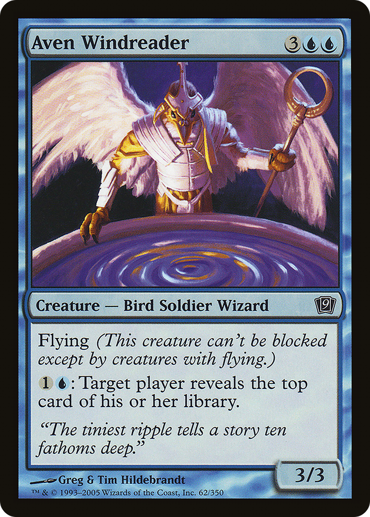 Aven Windreader (9ED-062) [9th Edition] Foil