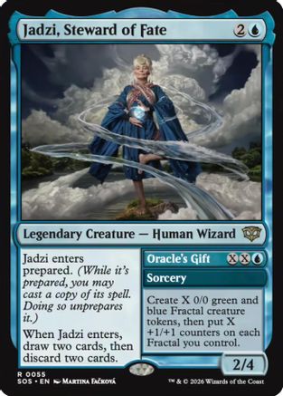 Jadzi, Steward of Fate (SOS-055) [Secrets of Strixhaven] Foil